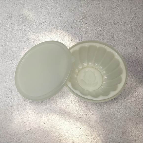 Vintage Tupperware Jel-N-Serve Gelatin Jello Mold Set White #616-5 - Picture 1 of 9